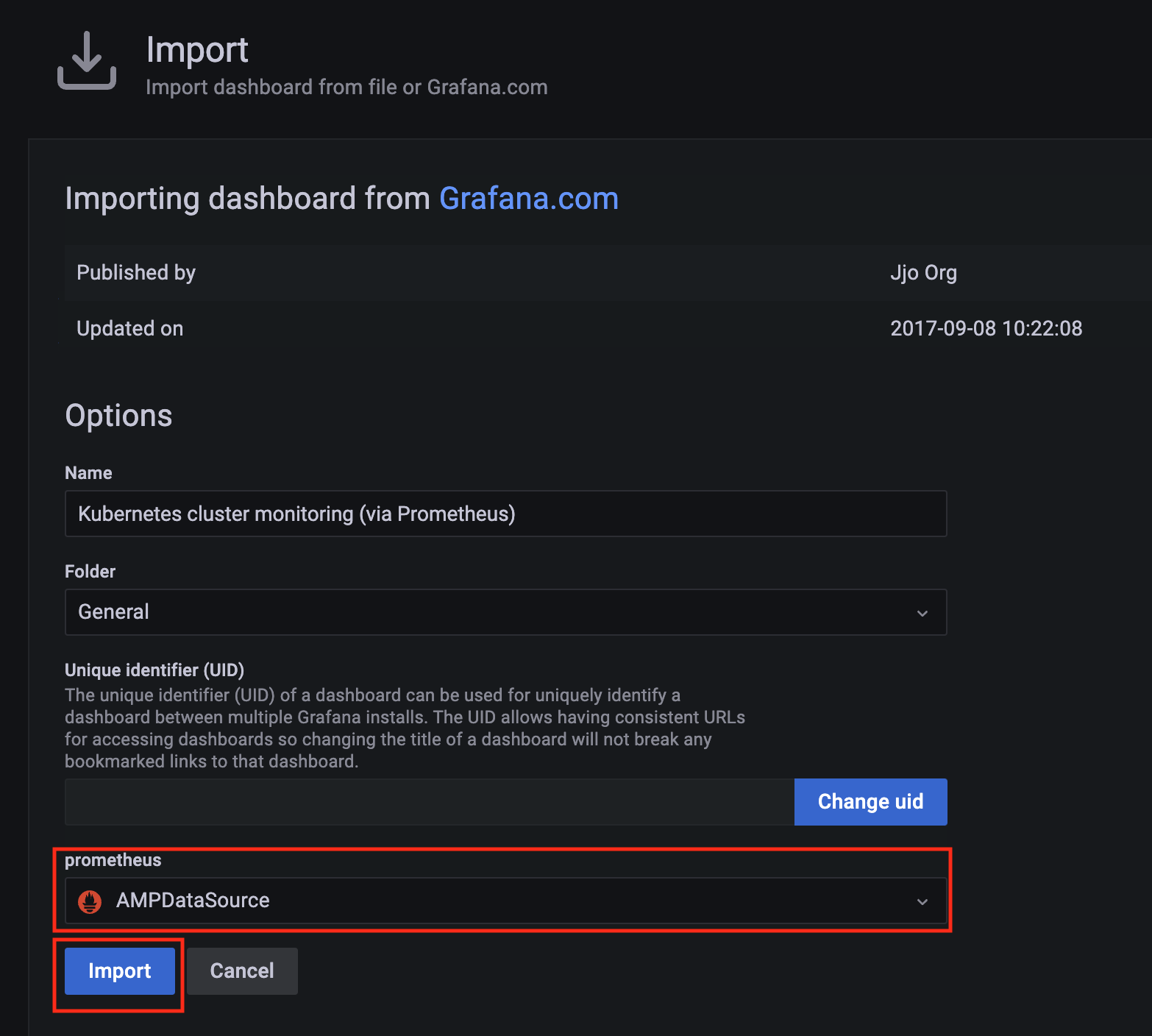 ADOT AMG Import Dashboard